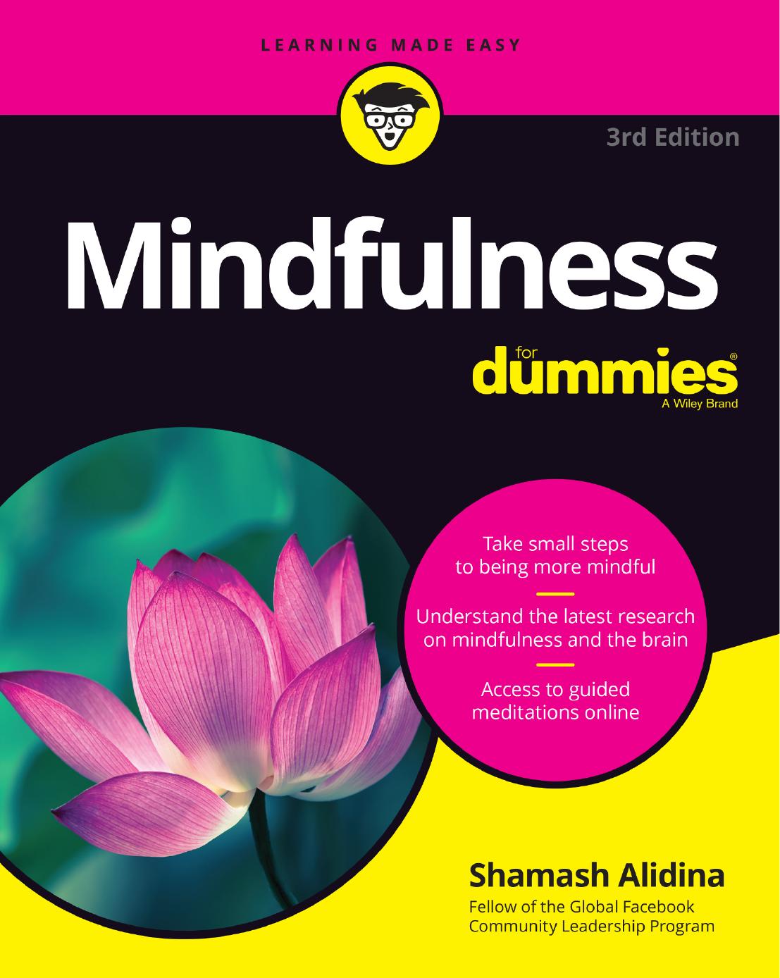 Mindfulness For Dummies®, 3rd Edition by Shamash Alidina