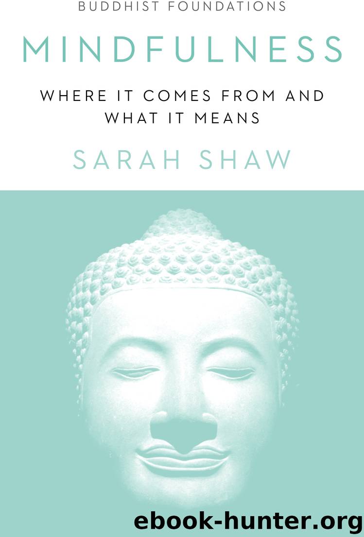Mindfulness by Sarah Shaw