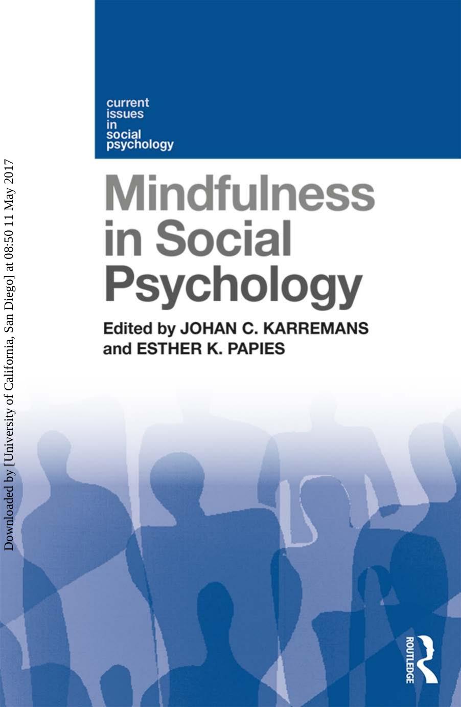 Mindfulness in Social Psychology by Unknow