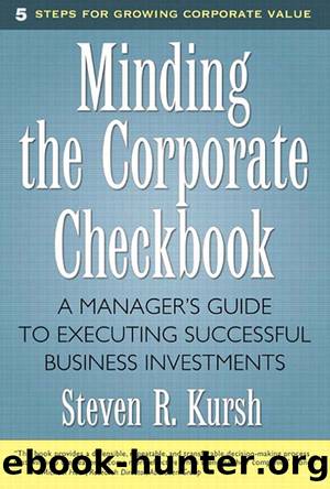 Minding the Corporate Checkbook by Steven R. Kursh