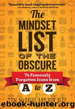 Mindset List of the Obscure by Tom McBride