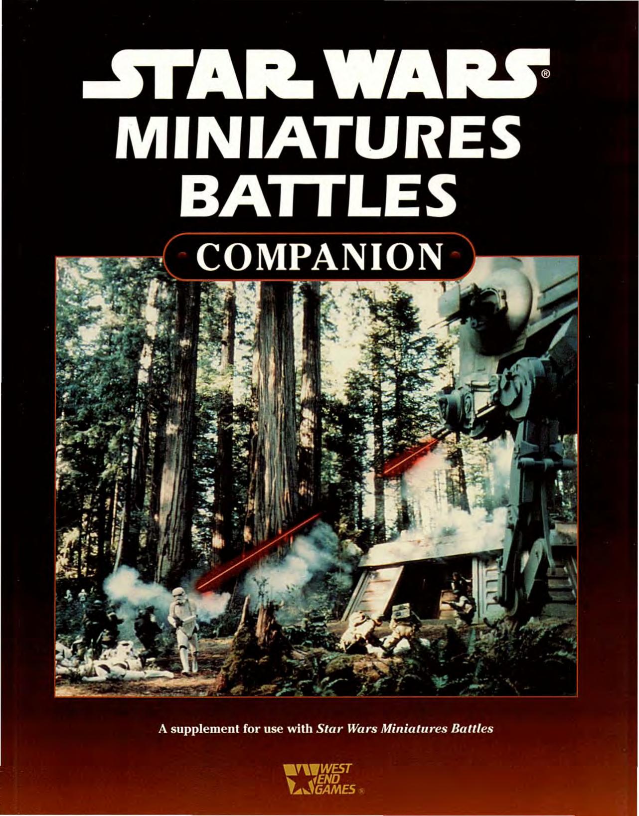 Miniatures Battles Companion (Star Wars RPG) by Unknow