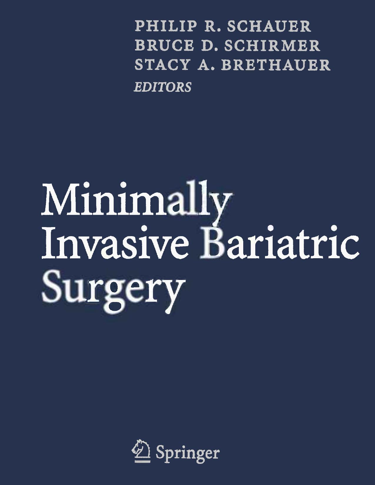 Minimally Invasive Bariatric Surgery by unknow