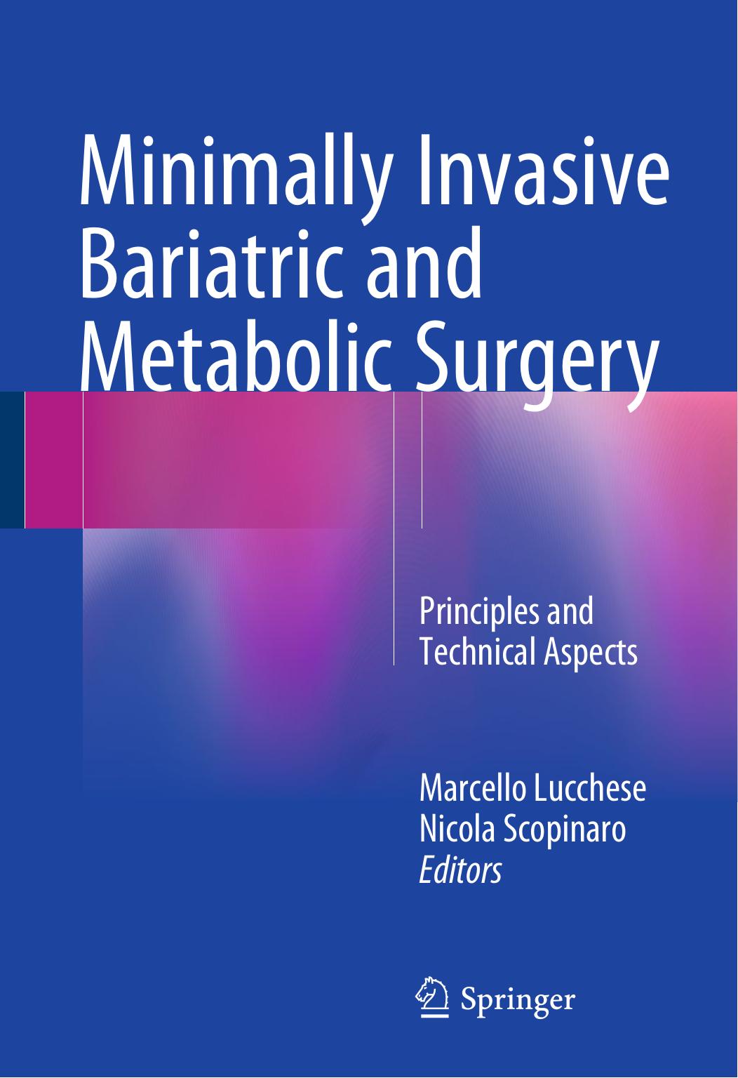 Minimally Invasive Bariatric and Metabolic Surgery: Principles and Technical Aspects by Marcello Lucchese Nicola Scopinaro (eds.)