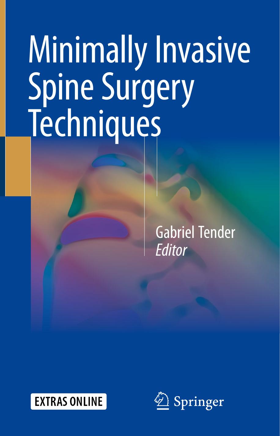 Minimally Invasive Spine Surgery Techniques by Gabriel Tender (eds.)