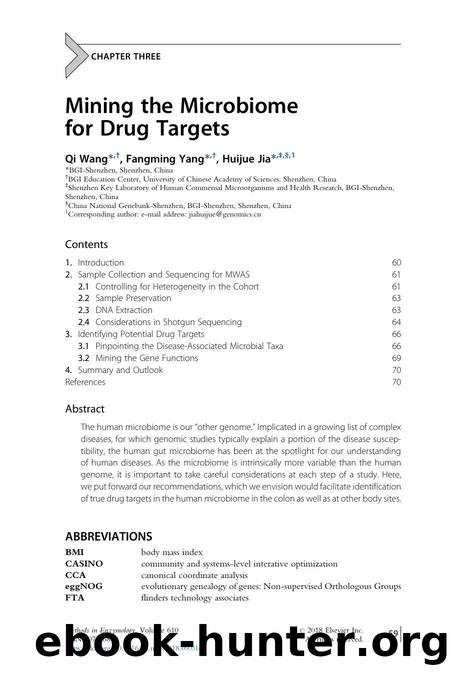 Mining the Microbiome for Drug Targets by Qi Wang & Fangming Yang & Huijue Jia