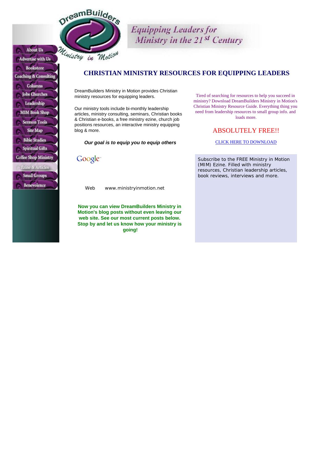 Ministry In Motion. by Best of Kuszter's Collection