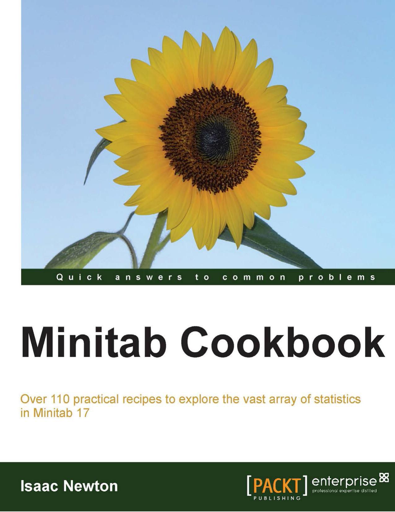 Minitab Cookbook by Isaac Newton