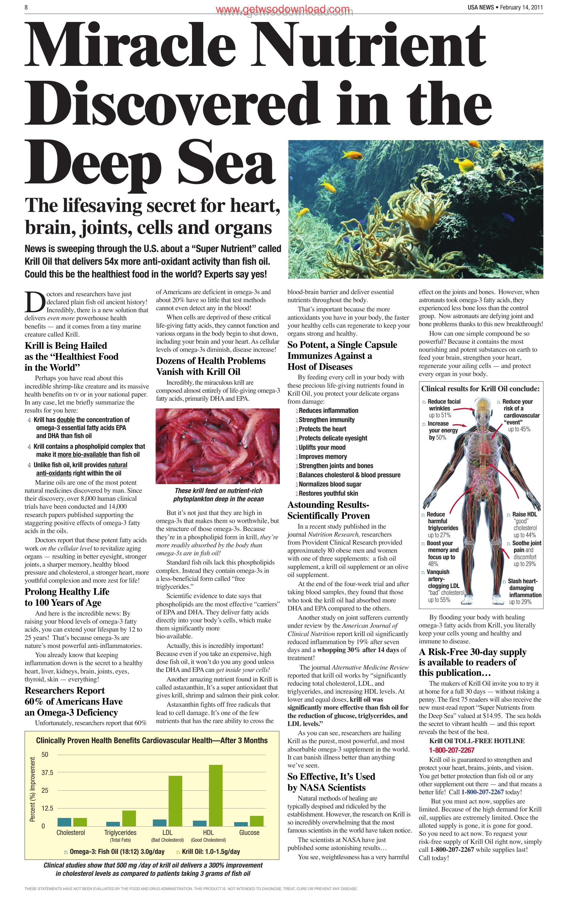 Miracle Nutrient Discovered in the Deep Sea by Unknown