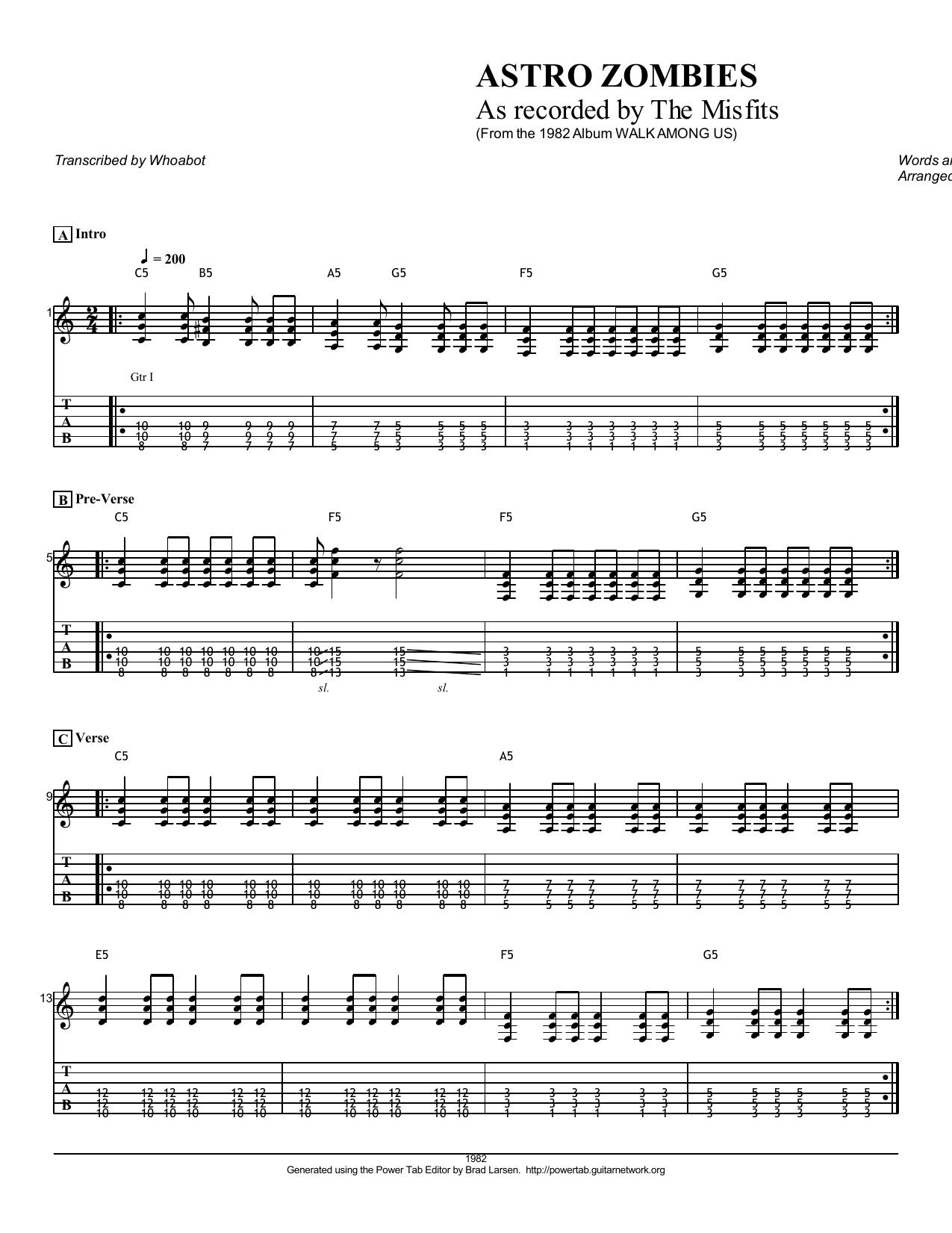 Misfits by Astro Zombies