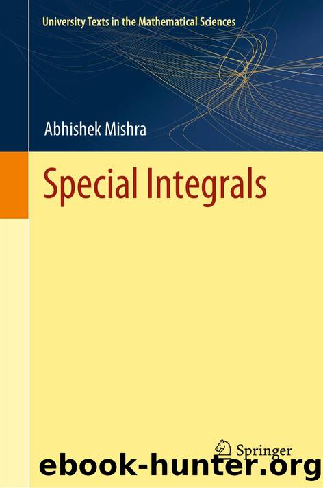 Mishra A. Special Integrals 2025 by Unknown
