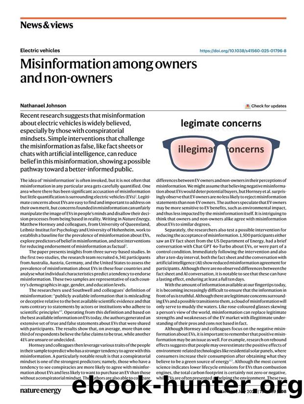 Misinformation among owners and non-owners by Nathanael Johnson