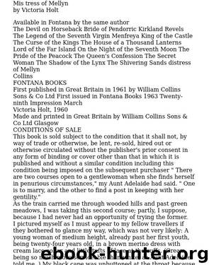 Mistress Of Mellyn by Victoria Holt