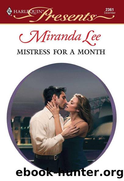 Mistress for a Month by Miranda Lee