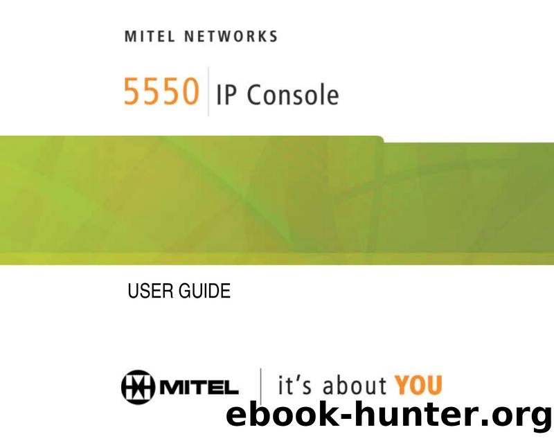 Mitel 5550 IP Attendant Console by Unknown