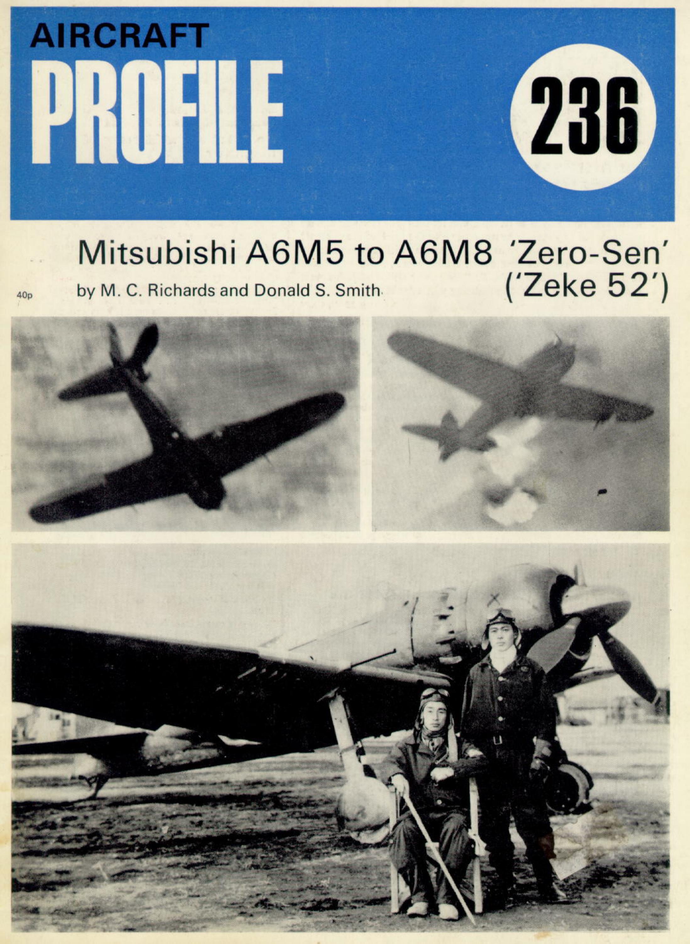 Mitsubishi A6M5/A6M8 Zero Sen by М.С. Richards & Donald S. Smith