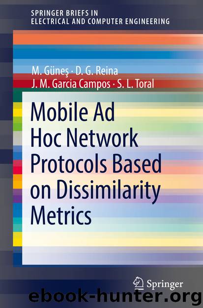Mobile Ad Hoc Network Protocols Based on Dissimilarity Metrics by M. Güneş D. G. Reina J. M. Garcia Campos & S. L. Toral