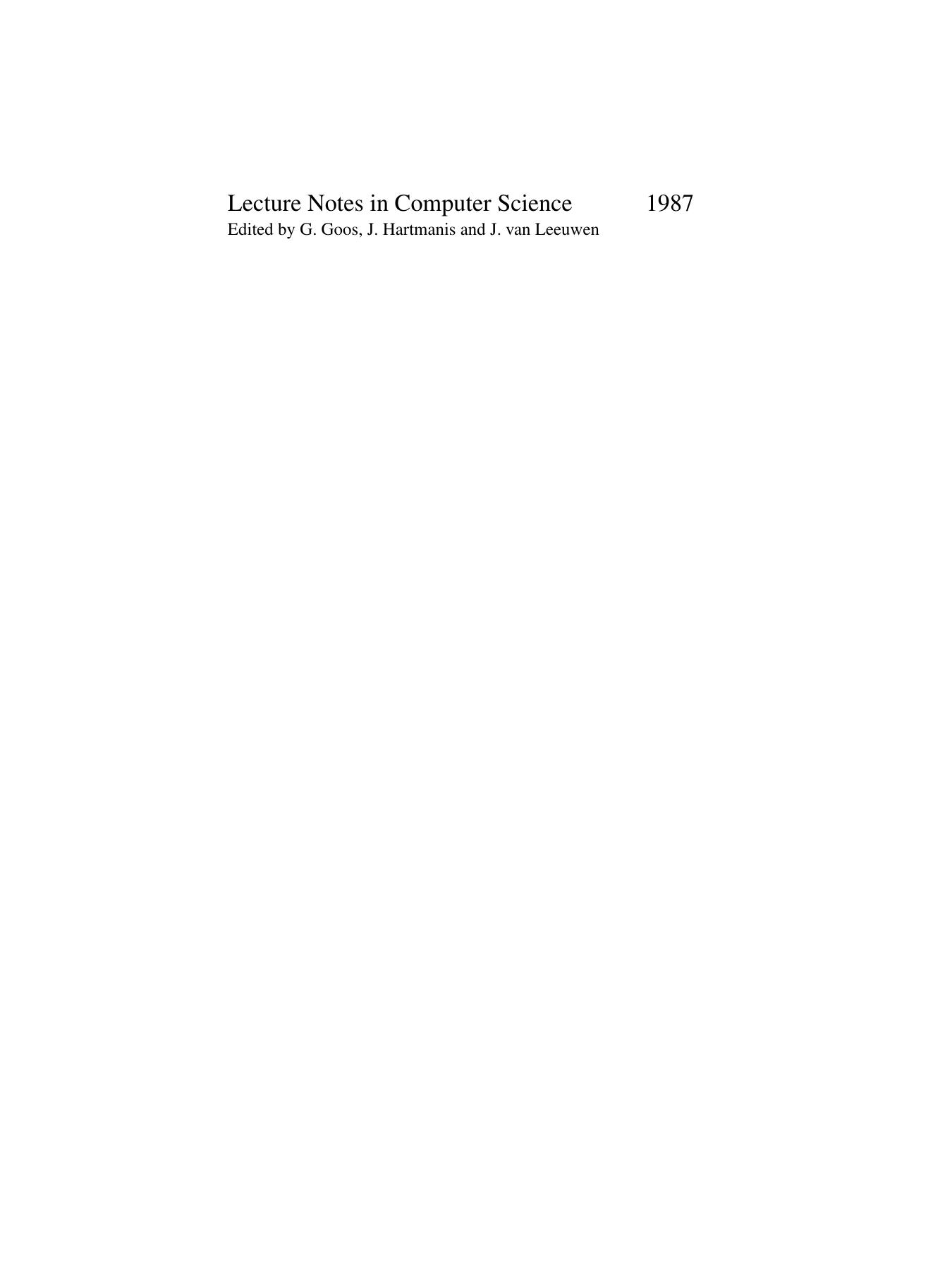 Mobile Data Management: Second International Conference, MDM 2001 Hong Kong, China, January 8â10, 2001 Proceedings by unknow