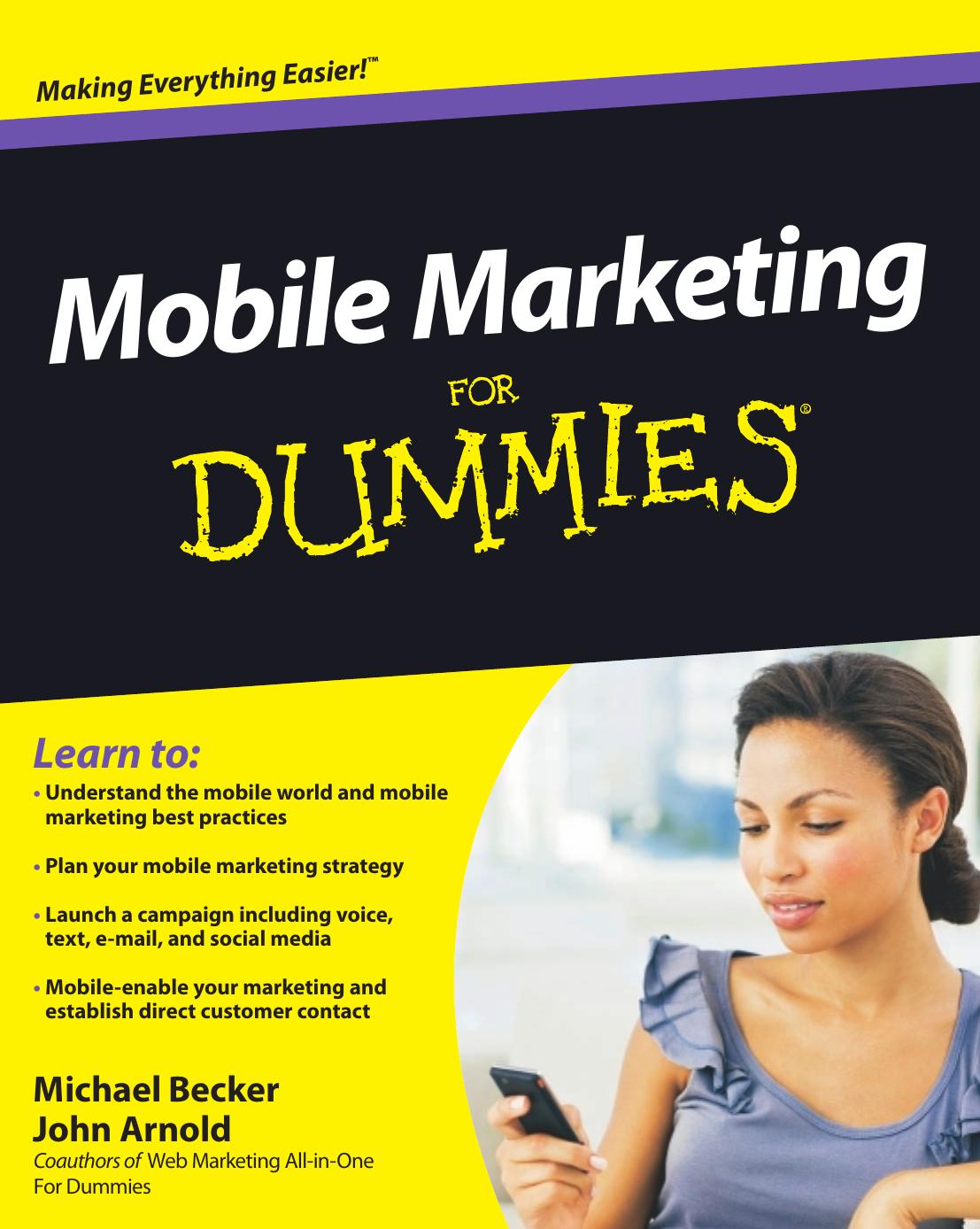 Mobile Marketing For Dummies by Michael Becker John Arnold Kerry Nagle