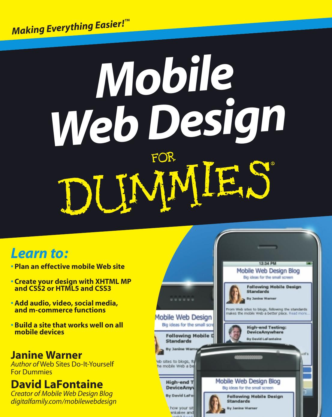 Mobile Web Design For Dummies by Unknown