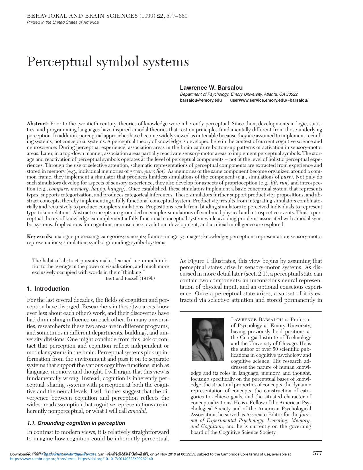 Modality and abstract concepts by Fred Adams Kenneth Campbell