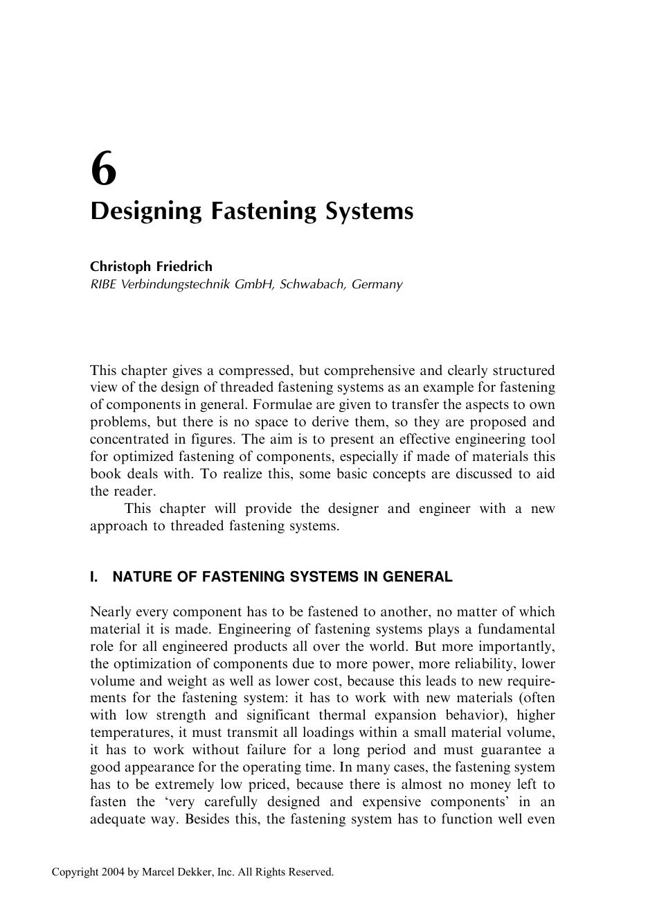 Modeling and Simulation for Material Selection and Mechanical Design by Christoph Friedrich