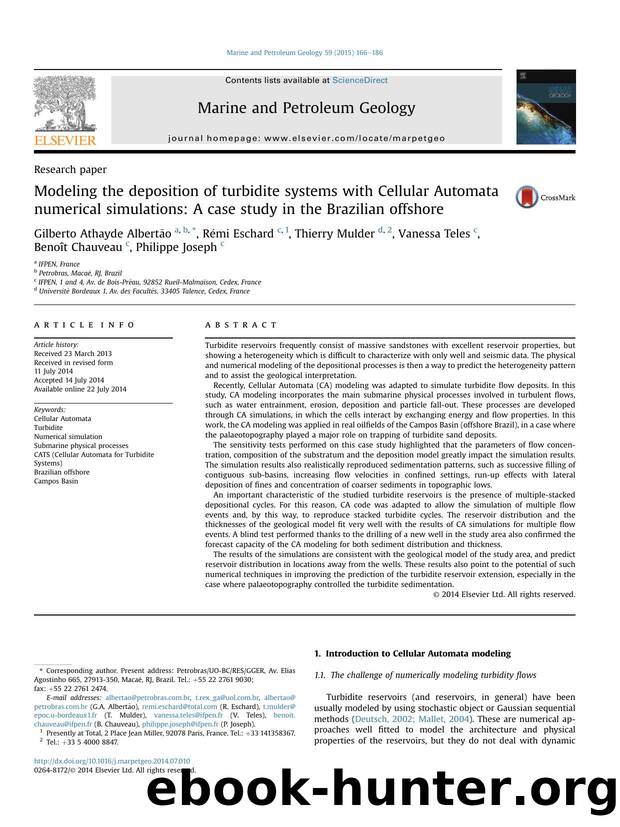 Modeling the deposition of turbidite systems with Cellular Automata numerical simulations: A case study in the Brazilian offshore by unknow