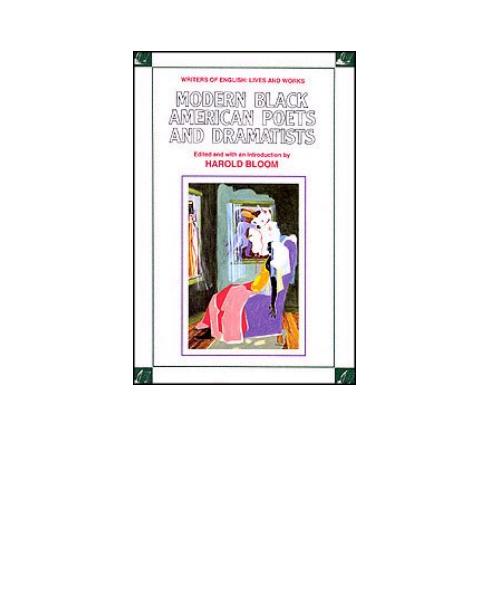 Modern Black American poets and dramatists by Bloom Harold