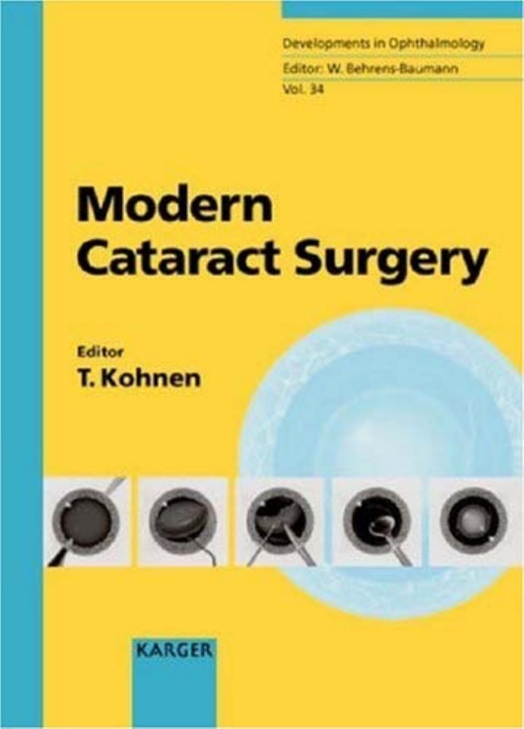 Modern Cataract Surgery 2 by Unknown