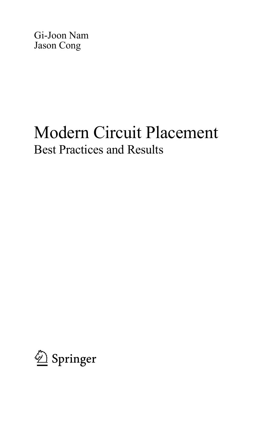 Modern Circuit Placement by Gi-joon Nam; Jason Cong
