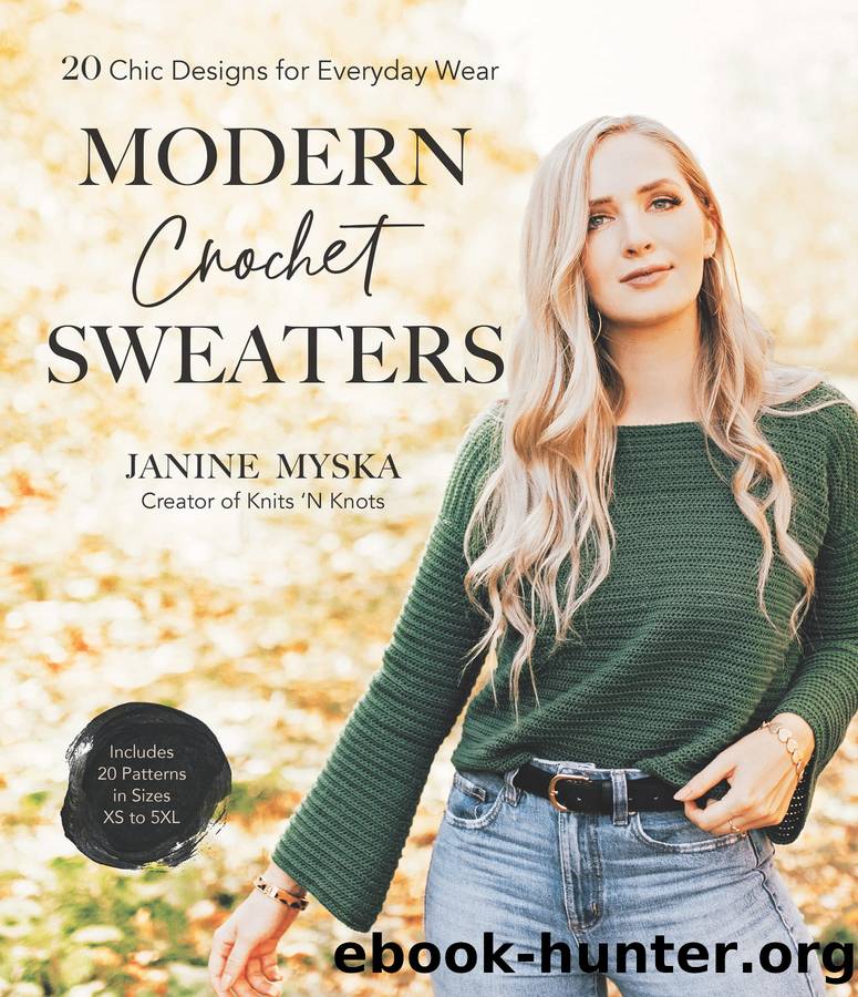 Modern Crochet Sweaters by Janine Myska