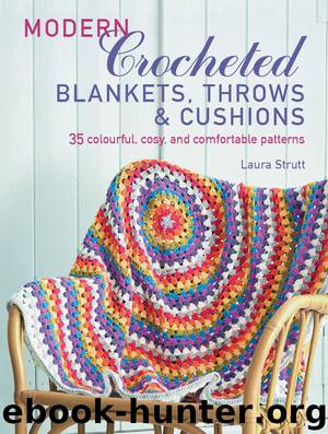 Modern Crocheted Afghans, Throws, and Pillows (US) by Laura Strutt