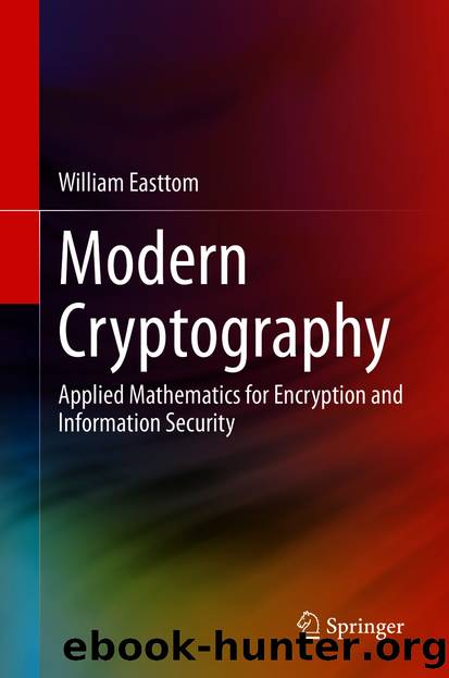 Modern Cryptography by William Easttom
