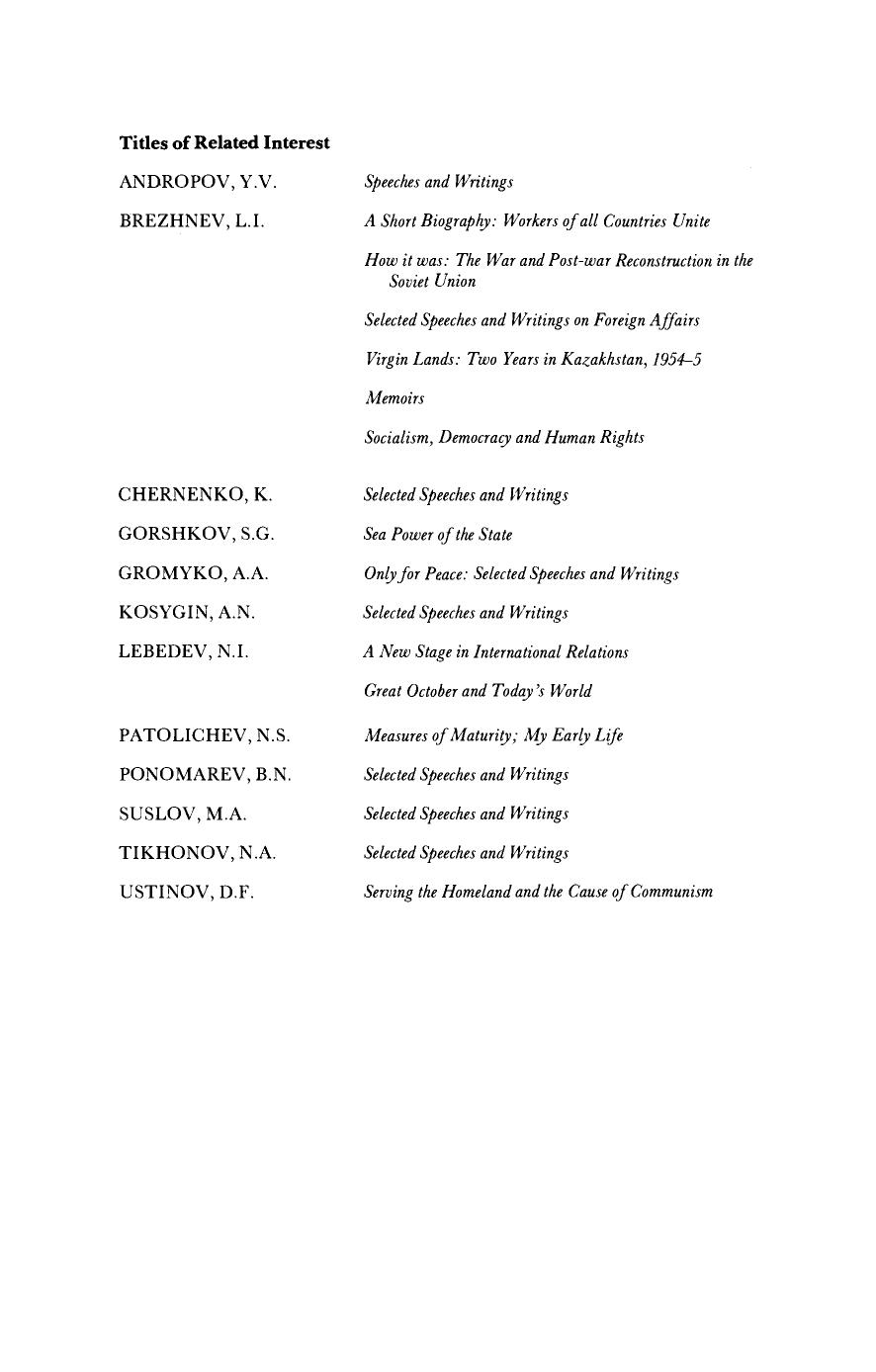 Modern Diplomacy of Capitalist Powers by Andrei A. Gromyko (Auth.)