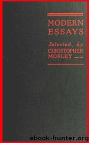 Modern Essays by Sconosciuto