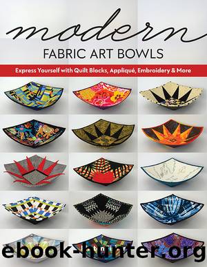 Modern Fabric Art Bowls by Kirsten Fisher