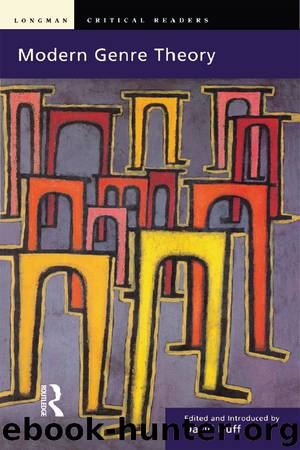 Modern Genre Theory by Duff David