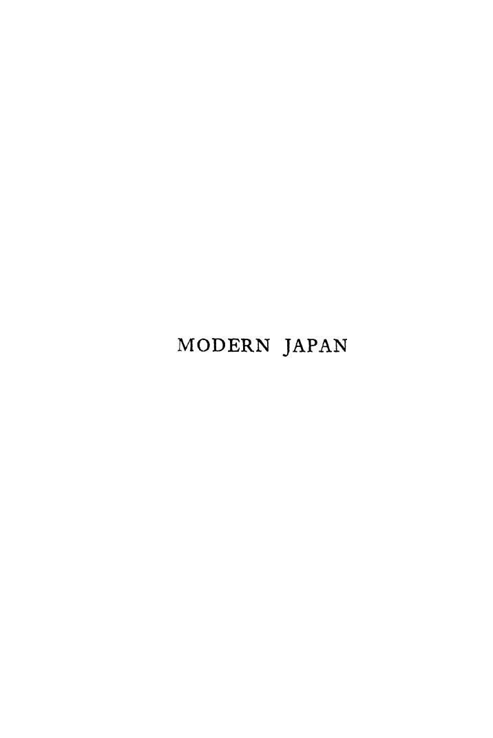 Modern Japan, Its Political, Military & Industrial Organization by McGovern W M