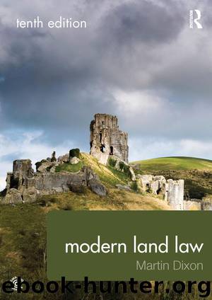 Modern Land Law by Martin Dixon