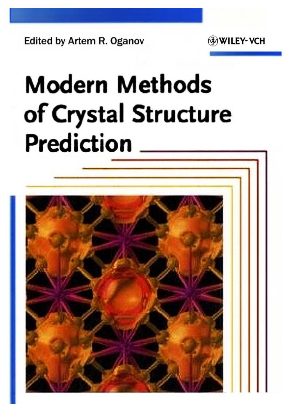 Modern Methods of Crystal Structure Prediction by Artem R. Oganov