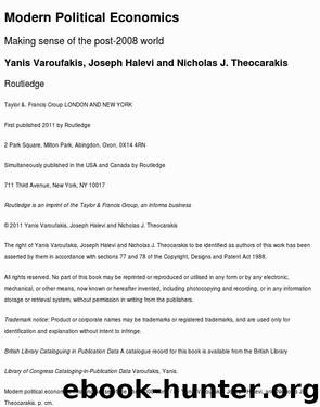 Modern Political Economics by Yanis Varoufakis & Joseph Halevi & Nicholas Theocarakis