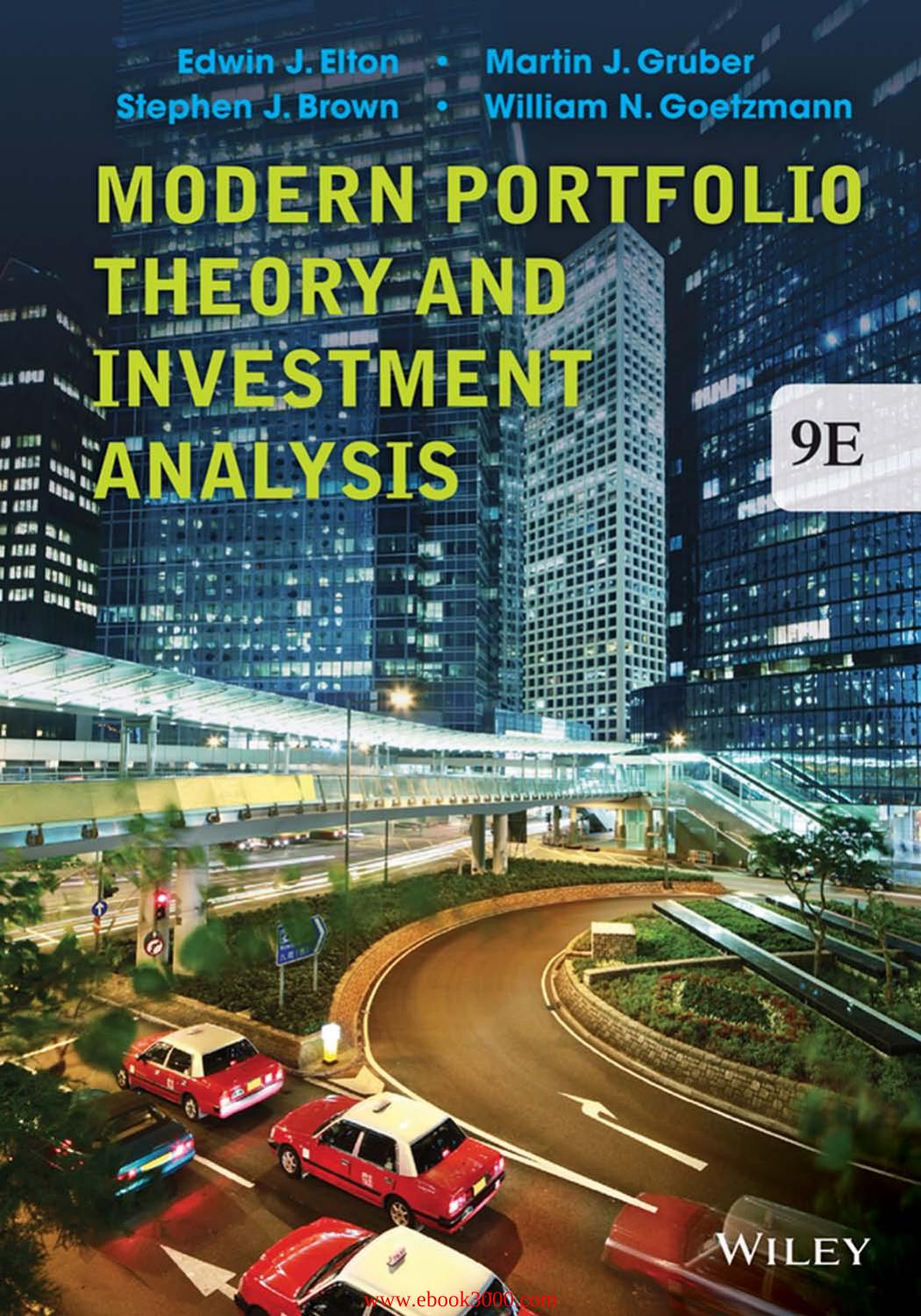 Modern Portfolio Theory and Investment Analysis by Unknow