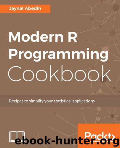 Modern R Programming Cookbook: Recipes to simplify your statistical applications by Jaynal Abedin