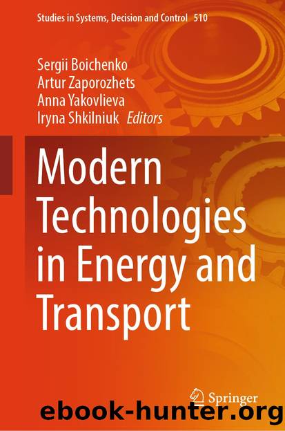 Modern Technologies in Energy and Transport by Unknown