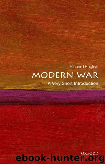 Modern War: A Very Short Introduction (Very Short Introductions) by English Richard
