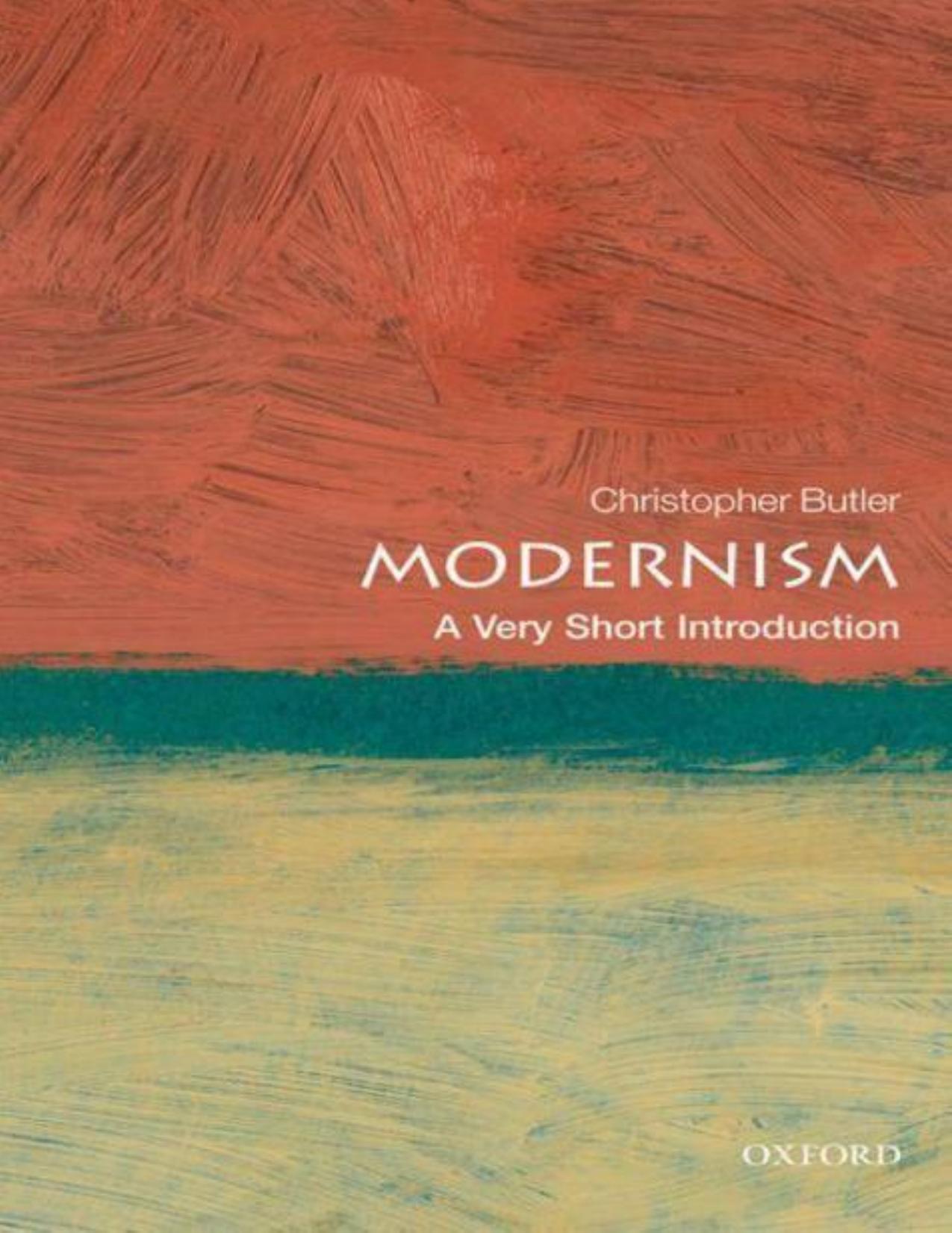 Modernism: A Very Short Introduction by Butler Christopher
