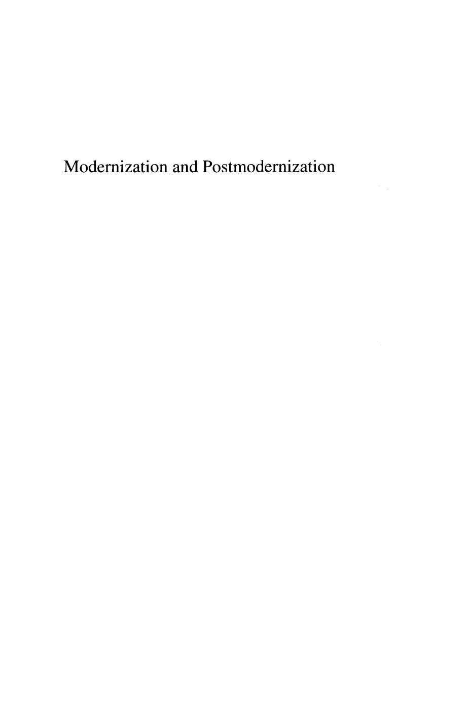 Modernization and Postmodernization: Cultural, Economic, and Political Change in 43 Societies by Ronald Inglehart
