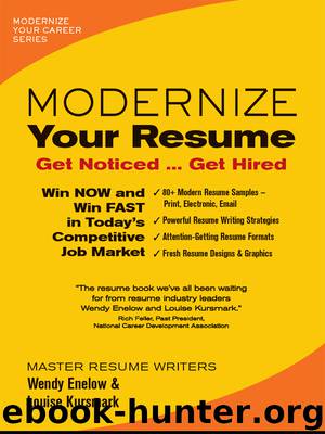 Modernize Your Resume by Wendy Enelow