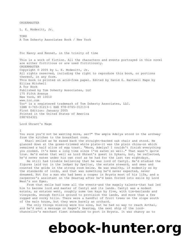 Modesitt, L.E. - The Saga of Recluce 13 - OrderMaster by Modesitt L.E