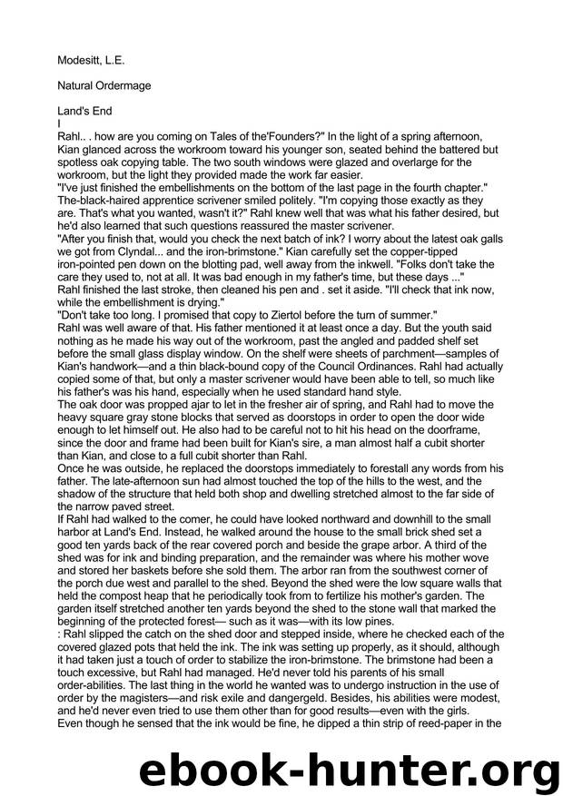 Modesitt, L.E. - The Saga of Recluce 14 - Natural Ordermage by Modesitt L.E